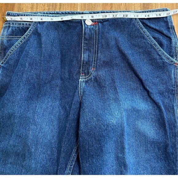 Vintage Tommy Jeans Carpenter Bootcut Dark Sandblast Juniors Size 9 - Picture 11 of 14